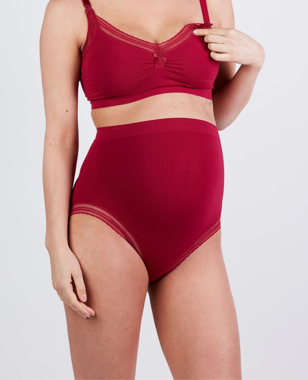 Cache Coeur Slip high waist Milk