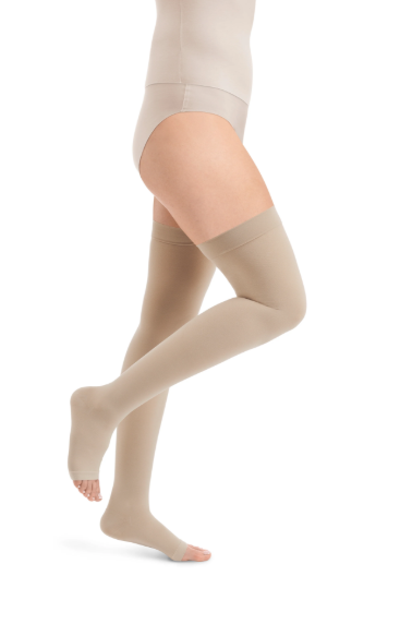 Schenkelstrumpf classical Open toe