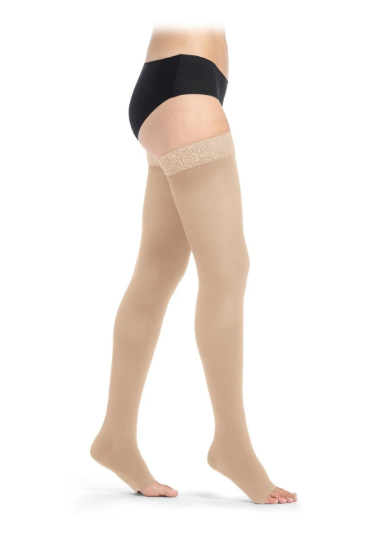Schenkelstrumpf Style open toe